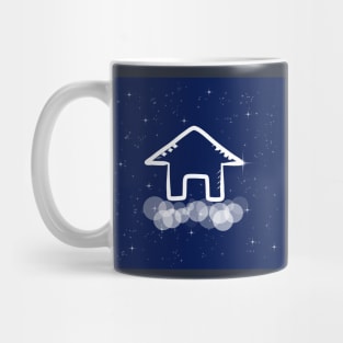 House, real estate, housing, real estate agency, realtor, technology, light, universe, cosmos, galaxy, shine, concept, illustration Mug